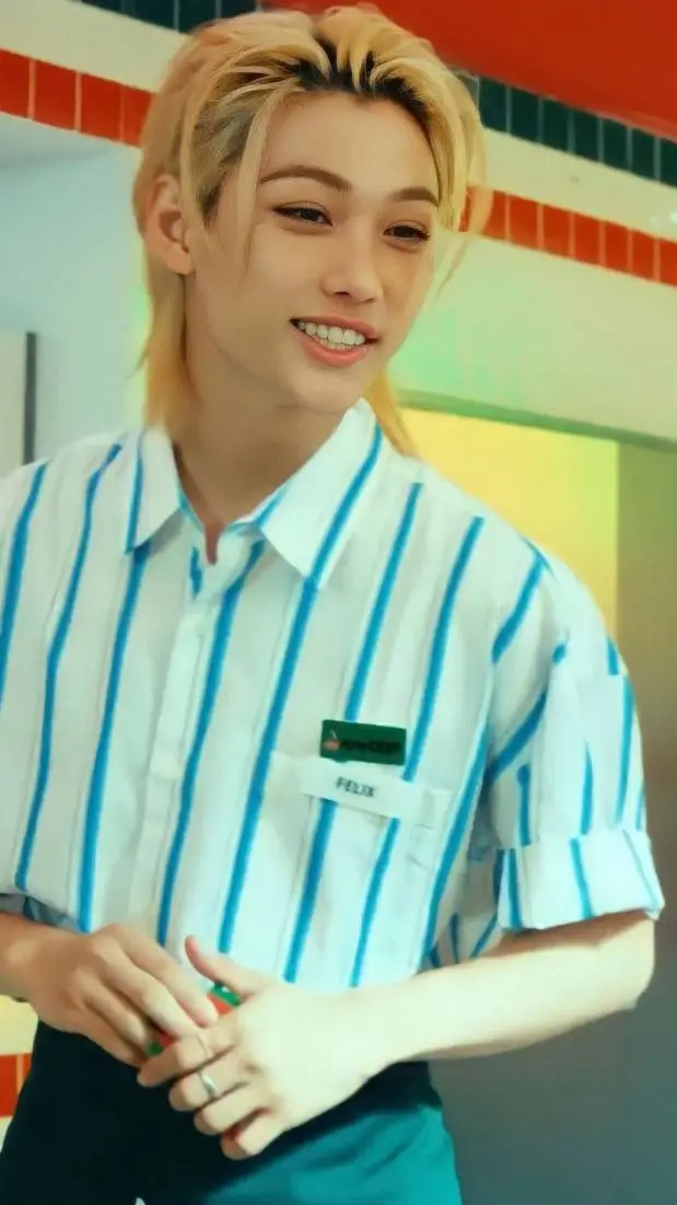 ai character: Waiter YoungBok. background