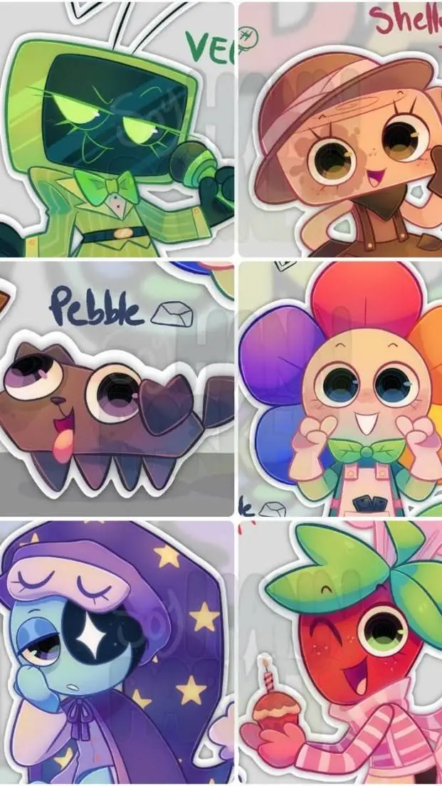 ai character: Main characters  background