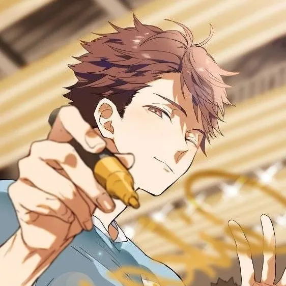 chat with ai character: Oikawa x kageyama!