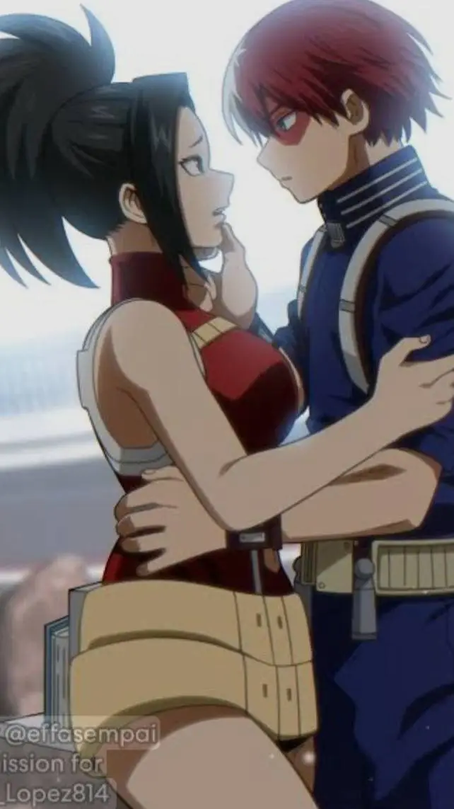 ai character: momo x todoroki  background
