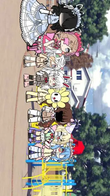 ai character: my weirdcore ocs background