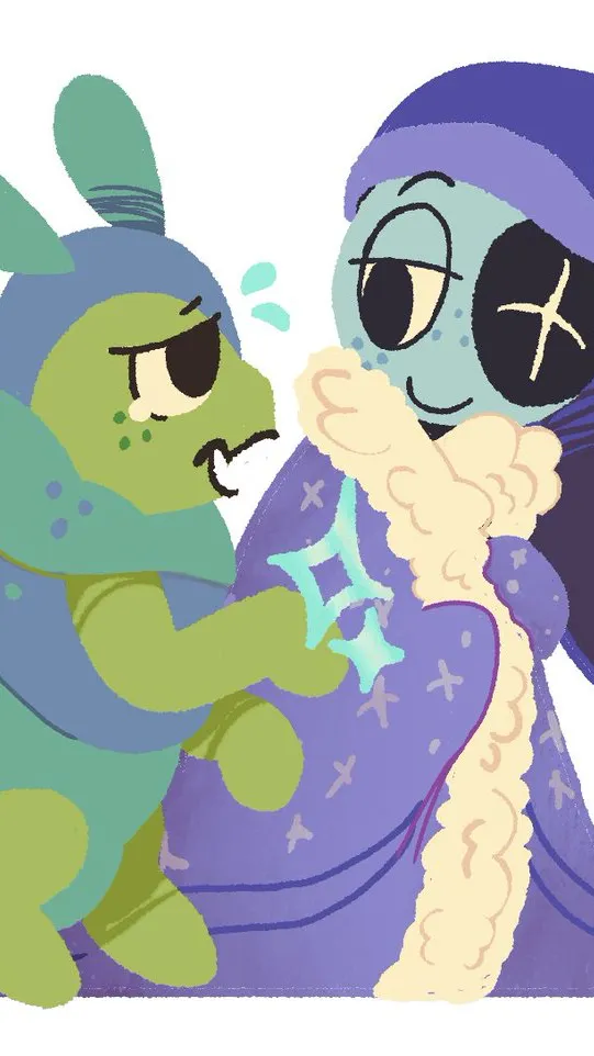 ai character: Astro x squirm background