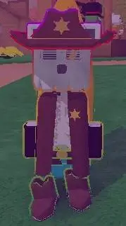 ai character: oso sheriff muerto background