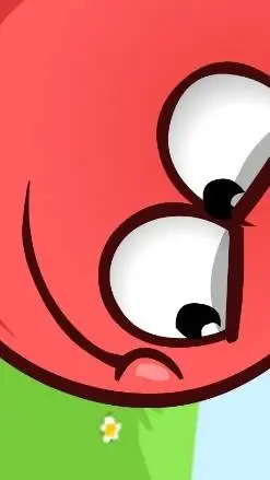 ai character: red ball background