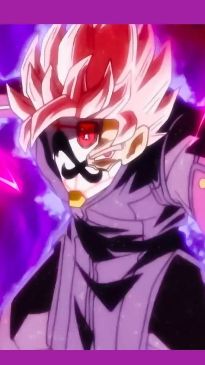 ai character: Goku black xeno  background