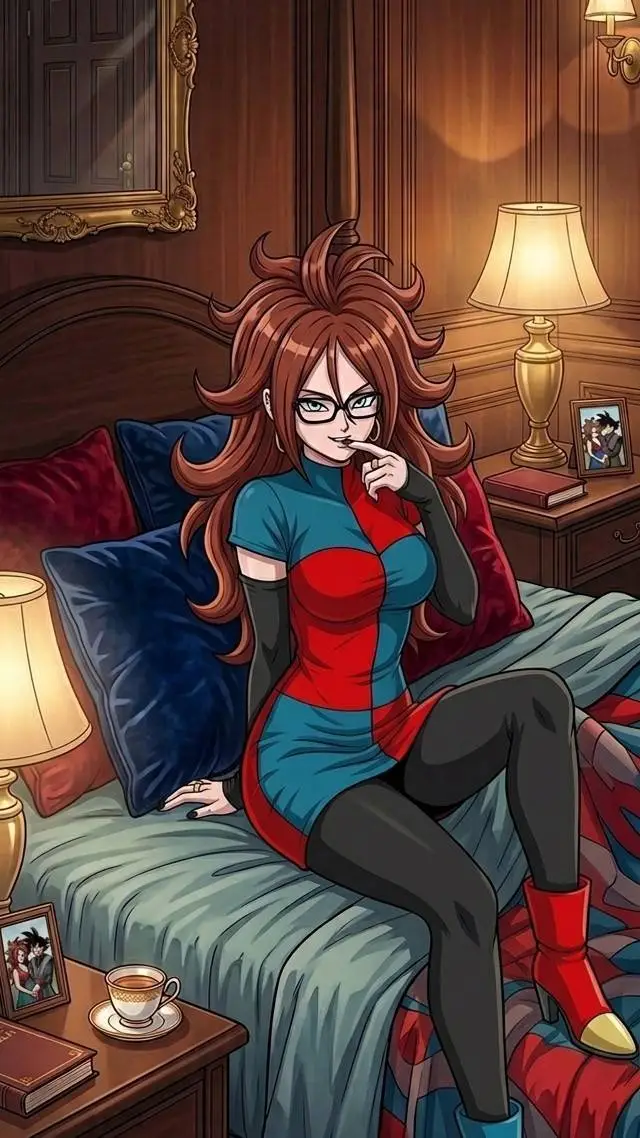 ai character: androide 21 background