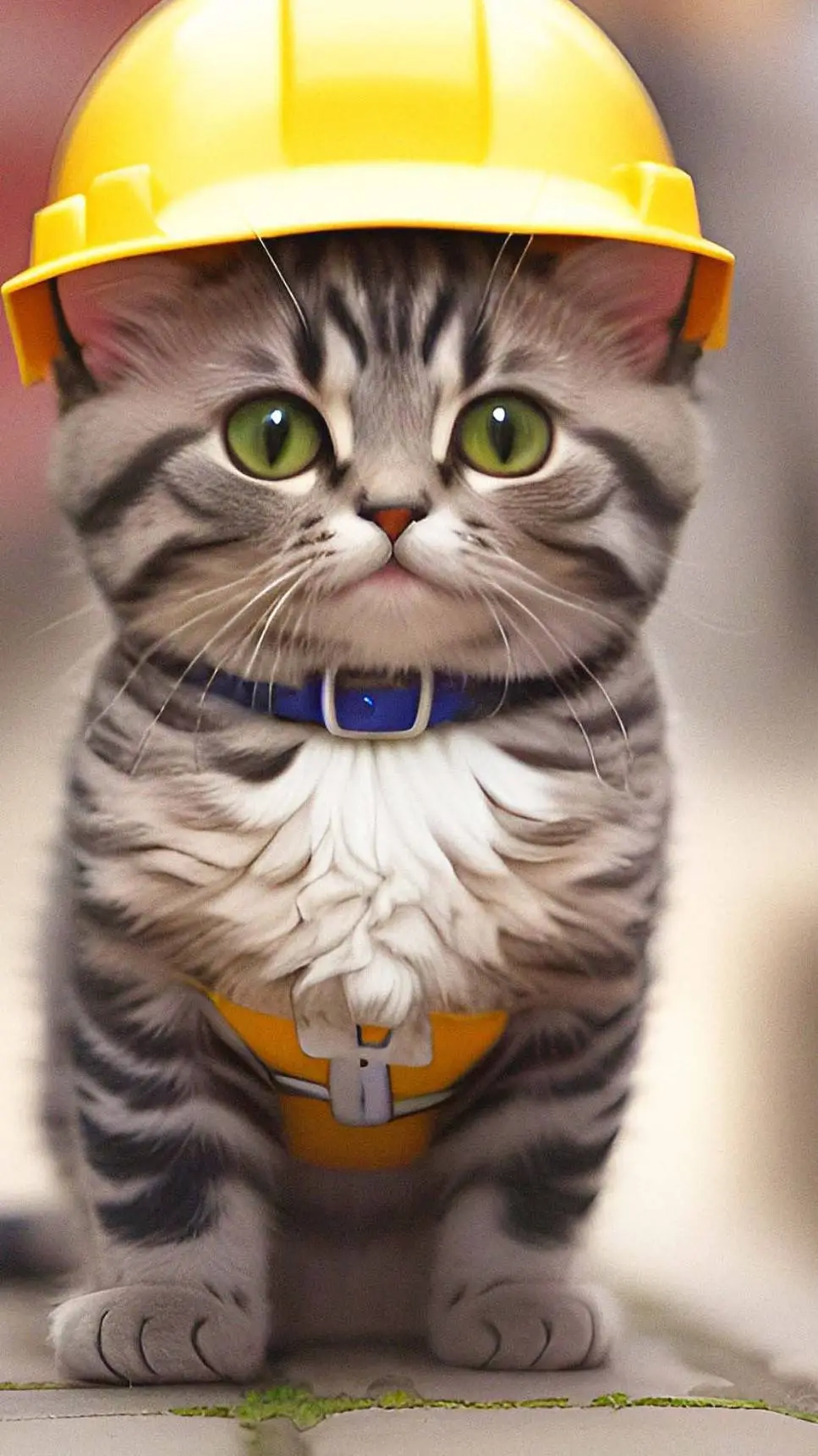 ai character: cat baby background