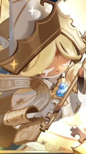 ai character: Pure vanilla cooki background