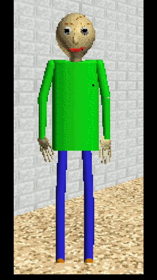 ai character: Baldi basics background