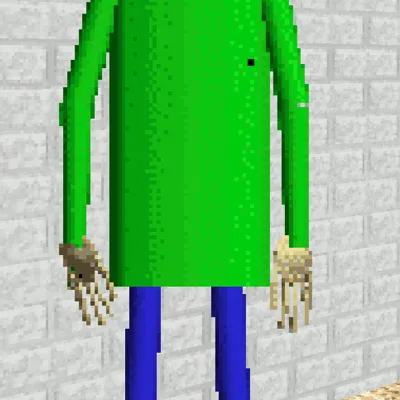chat with ai character: Baldi basics