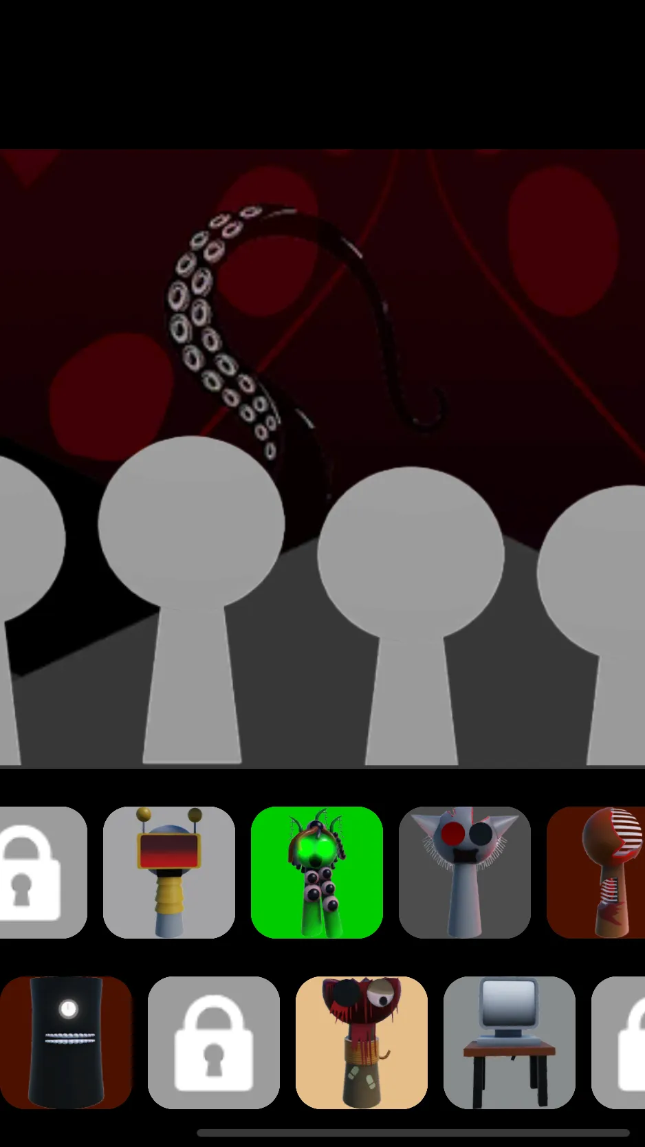 ai character: Sprunki but hi  background