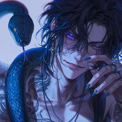 chat with ai character: 🐍💙 Xavier 💙🐍