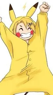 ai character: Denki Kaminari background