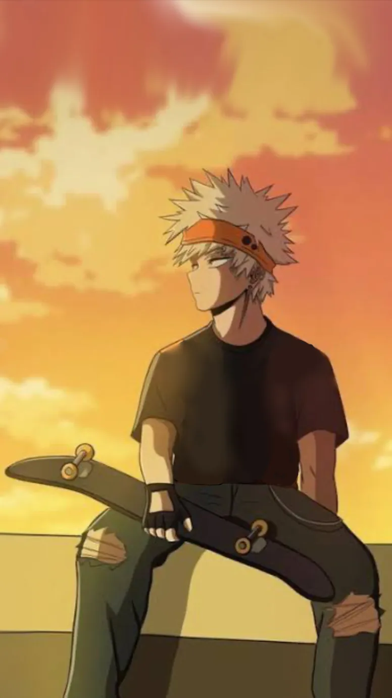 ai character: Katsuki Bakugo background