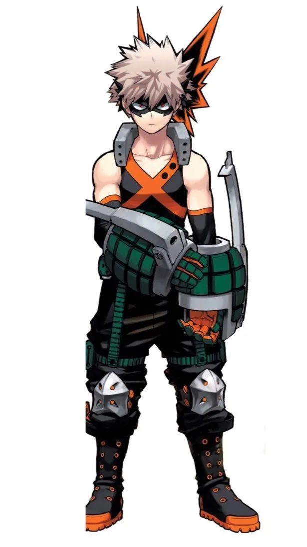 ai character: Katsuki Bakugo background
