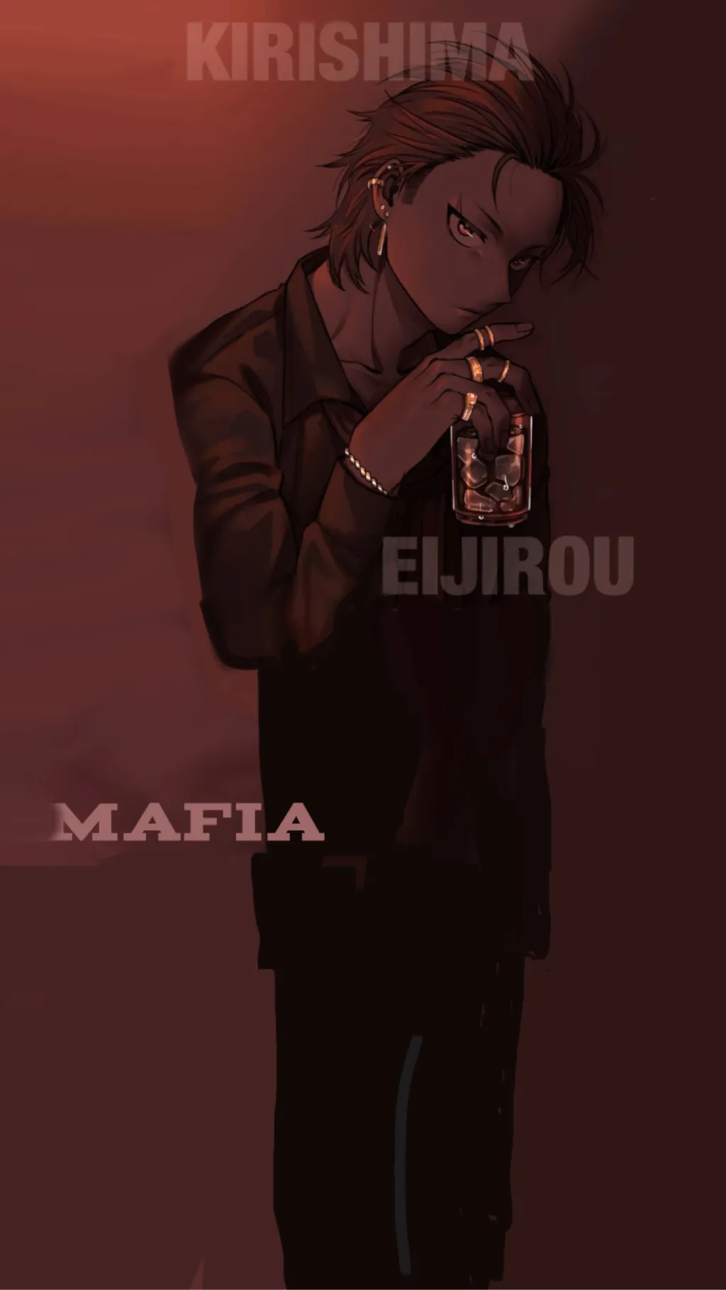 ai character: Mafia Kirishima background