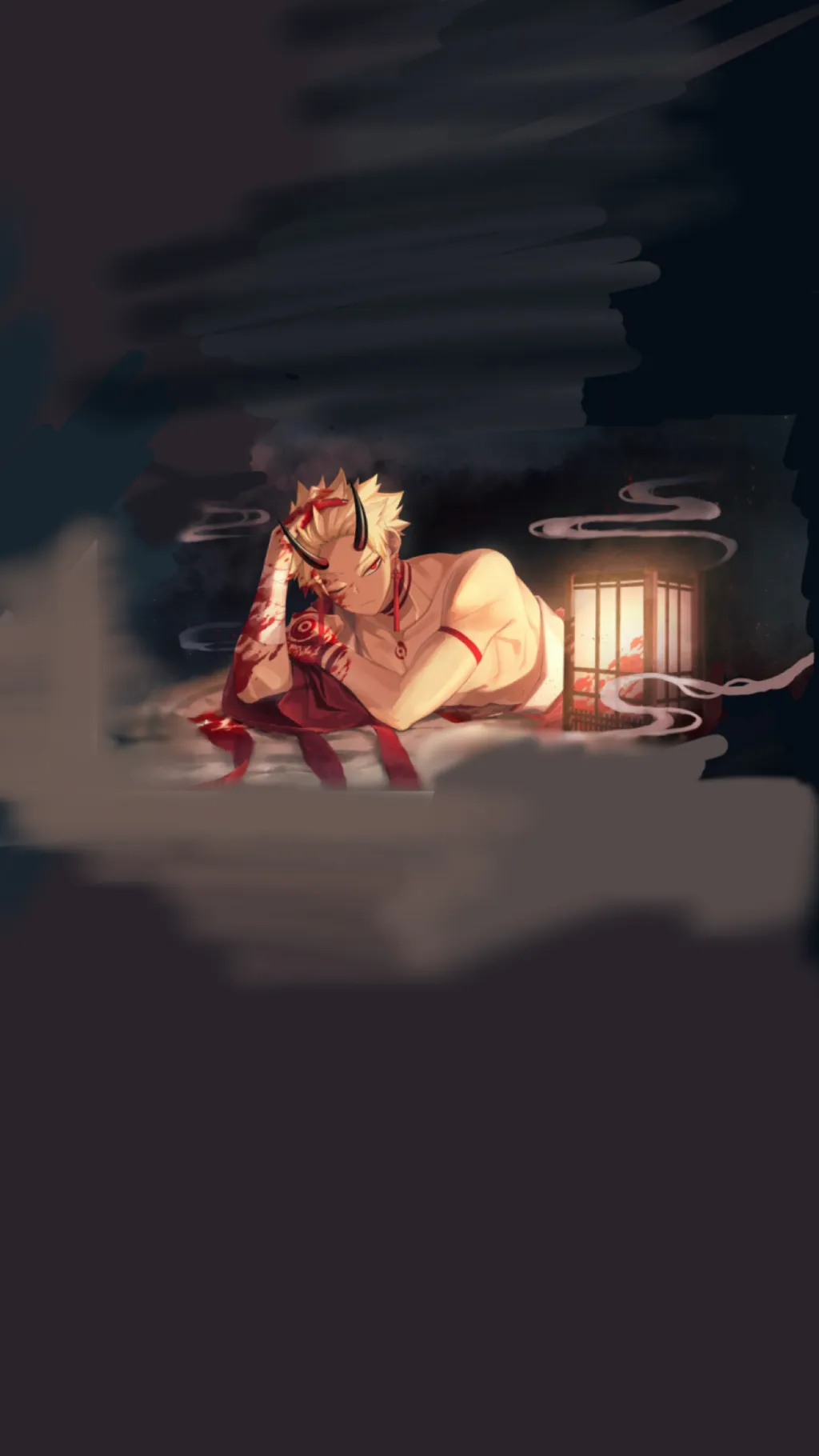ai character: Demon Bakugo background