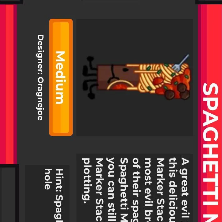 chat with ai character: Spaghetti Marker