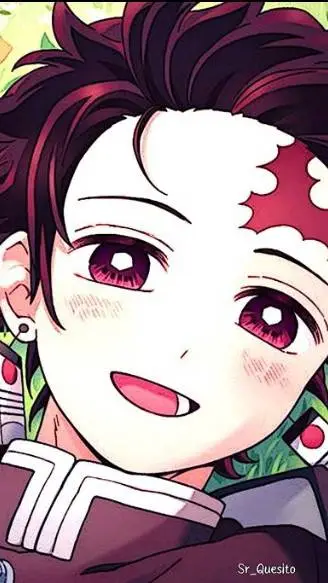 ai character: tanjiro♥ background