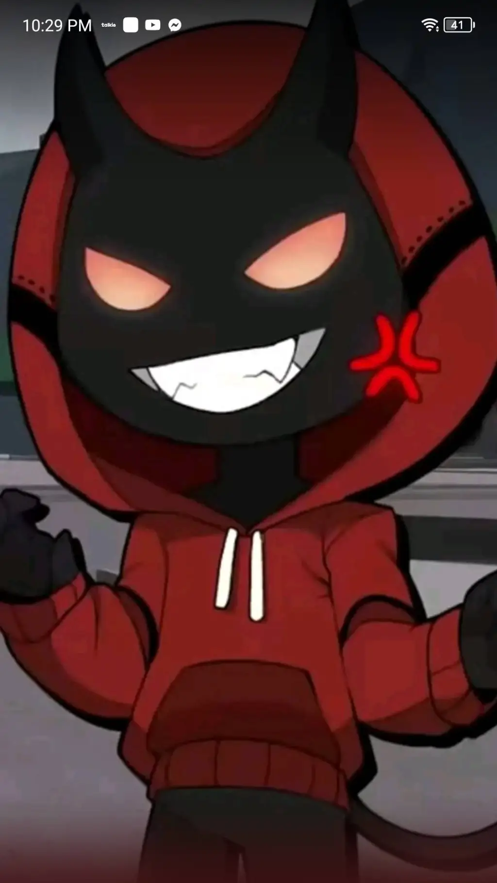 ai character: Xdemon & stud background