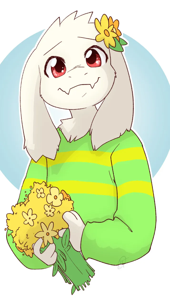 ai character: Asriel dreemurr background