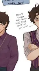 ai character: William andMicheal background