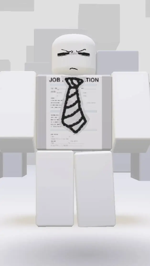 ai character: 📈📄={Jim}=📃📉 background