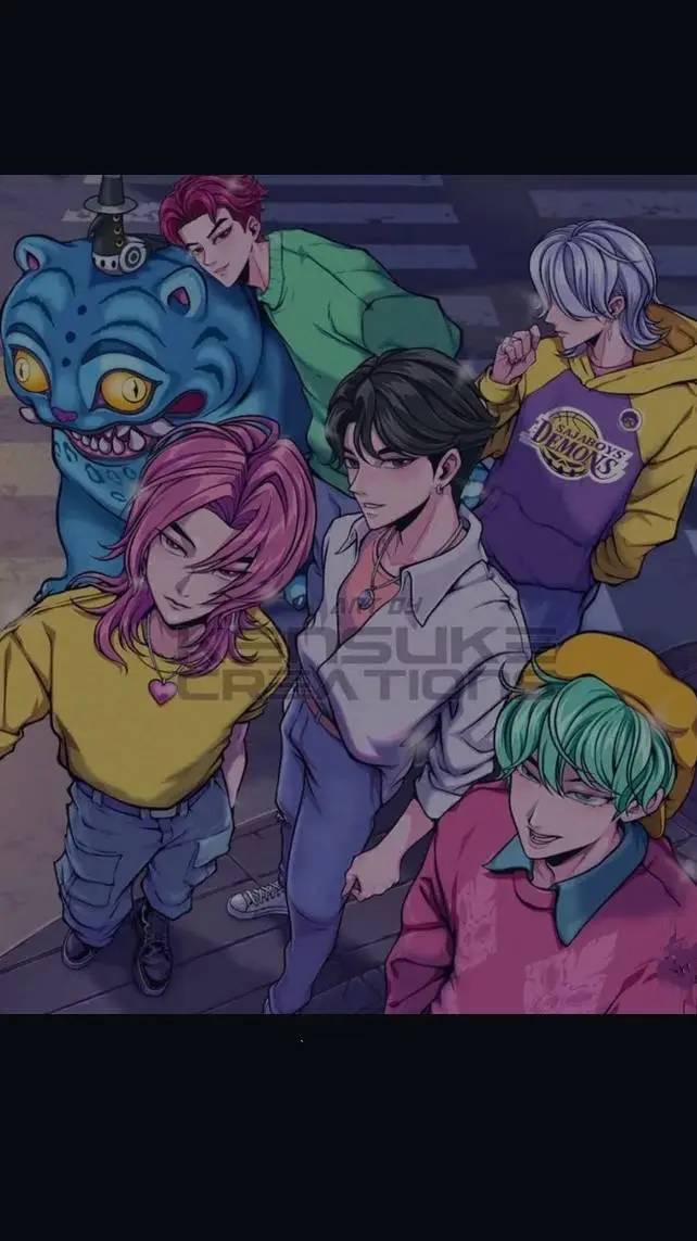 ai character: Saja Boys  background