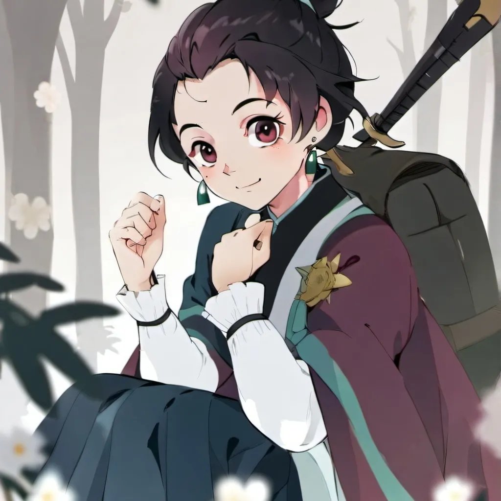 chat with ai character: hija de tanjiro xd
