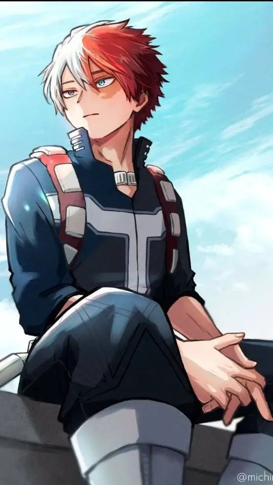 ai character: shoto🔥🧊 background