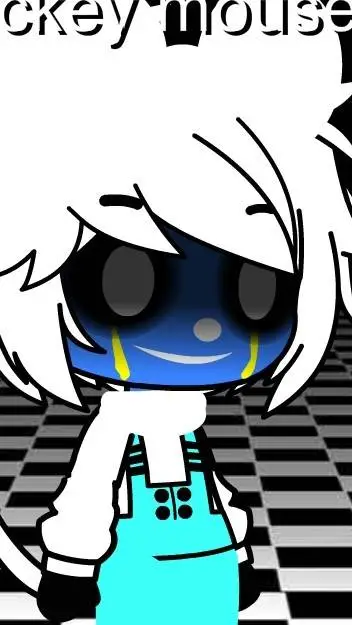 ai character: Negative mickey background