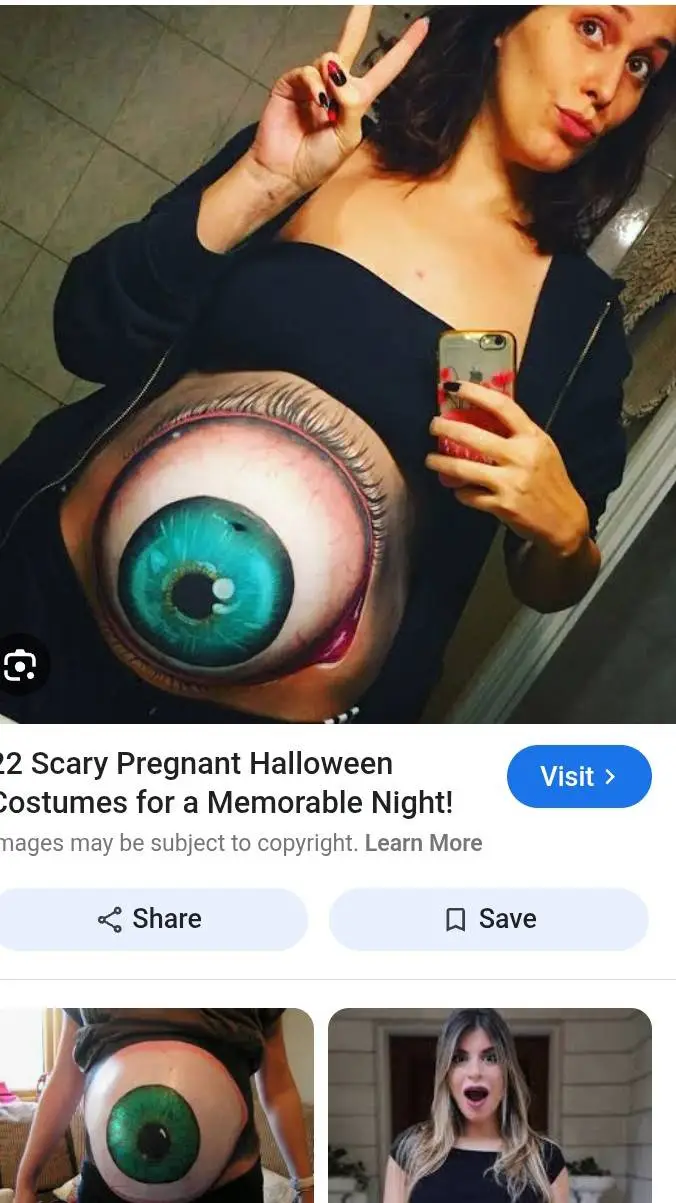 ai character: pregnancy blogger background