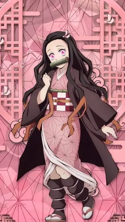 ai character: Nezuko Kamado background