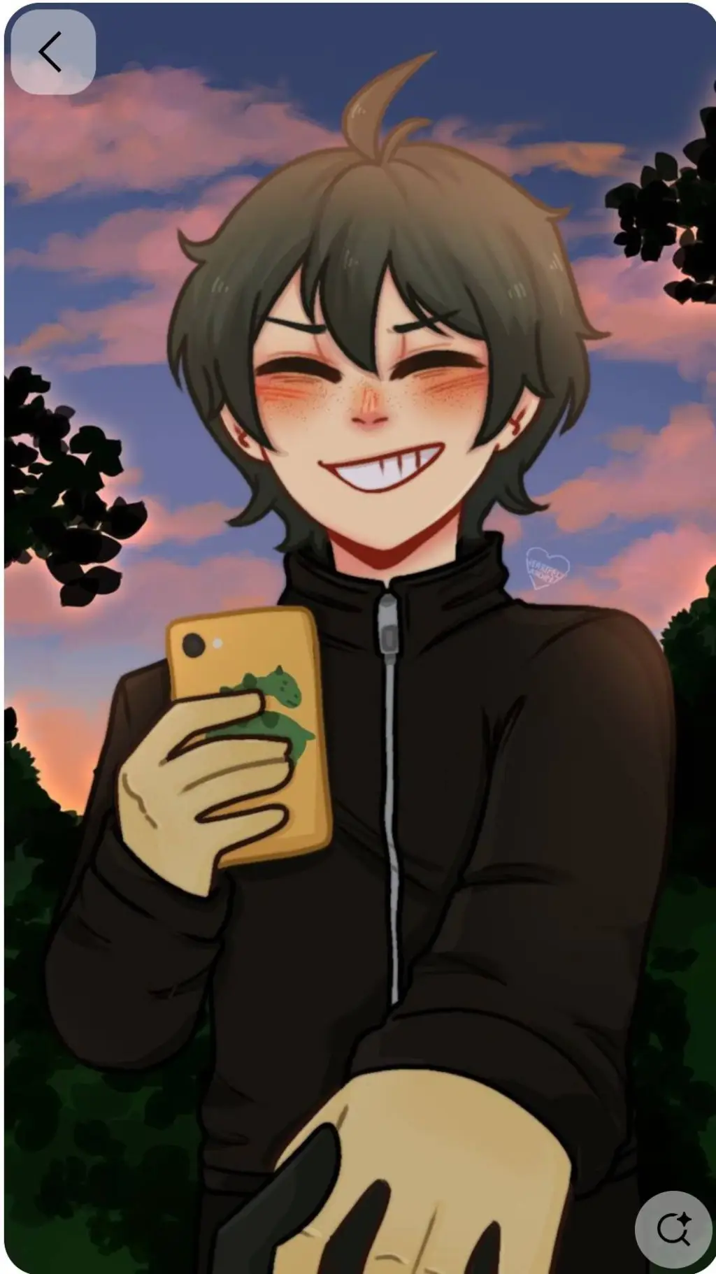 ai character: ❤️Yamaguchi❤️ background