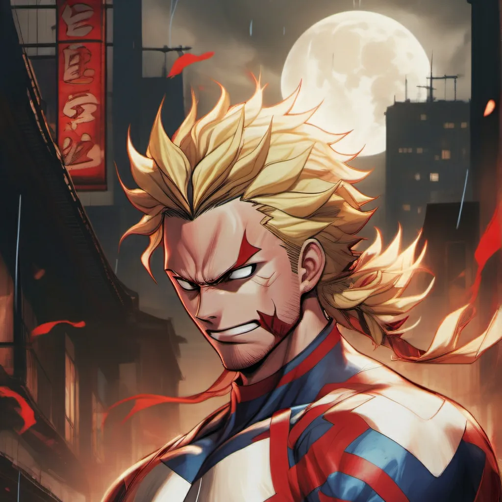 chat with ai character:  stain×all might