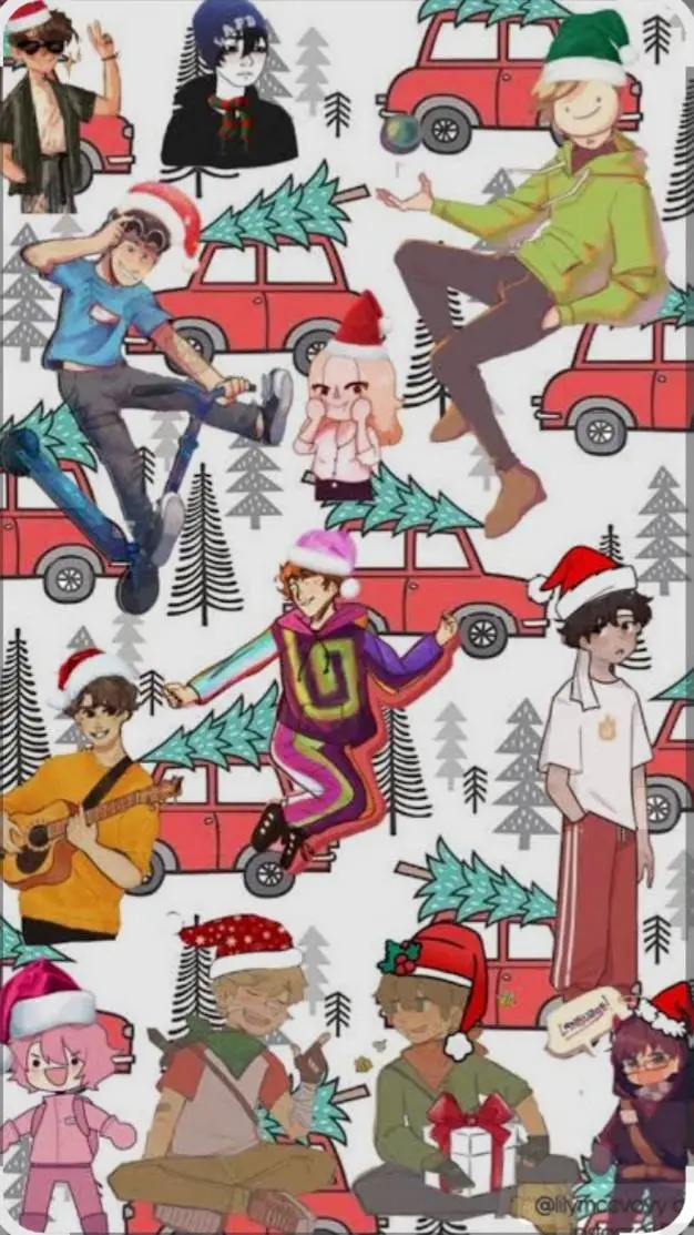 ai character: 《Dsmp Christmas》 background