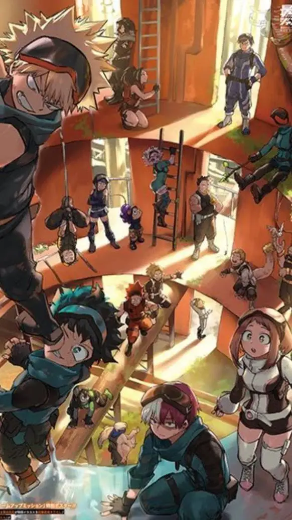 ai character: {My hero academia} background