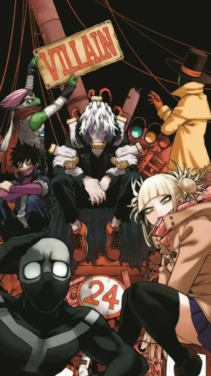 ai character: { Mha villain } background