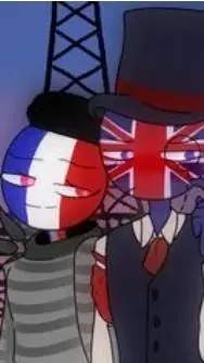 ai character: France X UK background