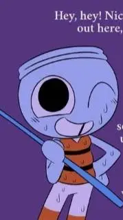 ai character: Yandere Finn💙🩸🎣🌊 background