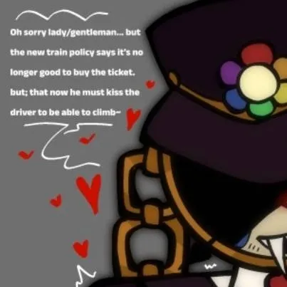 chat with ai character: Yandere Dyle⏱️💛🚆🩸