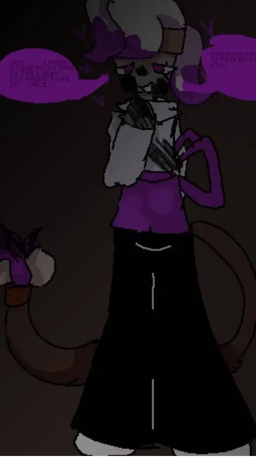ai character: Yandere Brusha🖌️💜 background