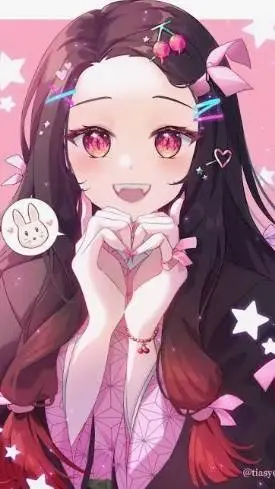 ai character: Nezuko Kamado 👘 background