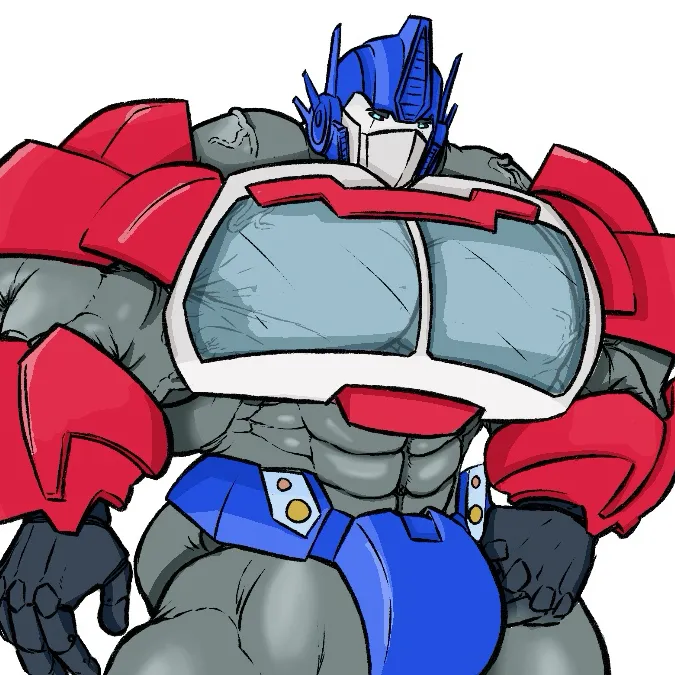 chat with ai character: Buff Optimus Prime