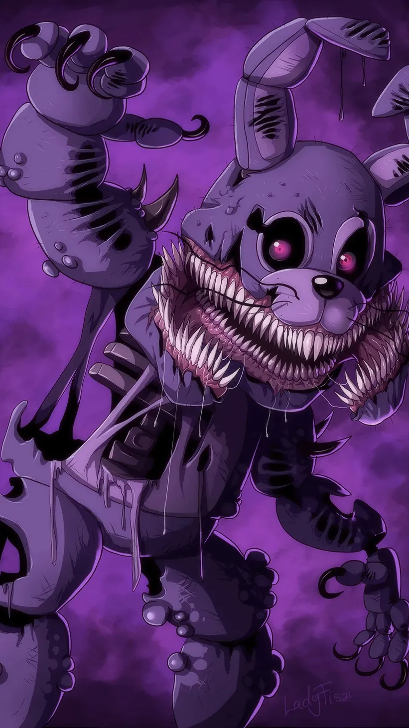 ai character: Twisted Bonnie background