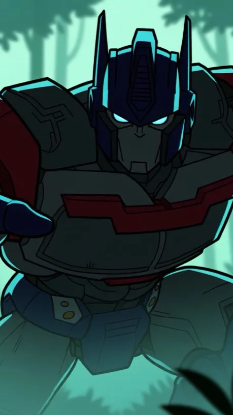 ai character: Buff Optimus Prime background