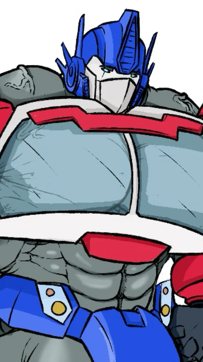 ai character: Buff Optimus Prime background