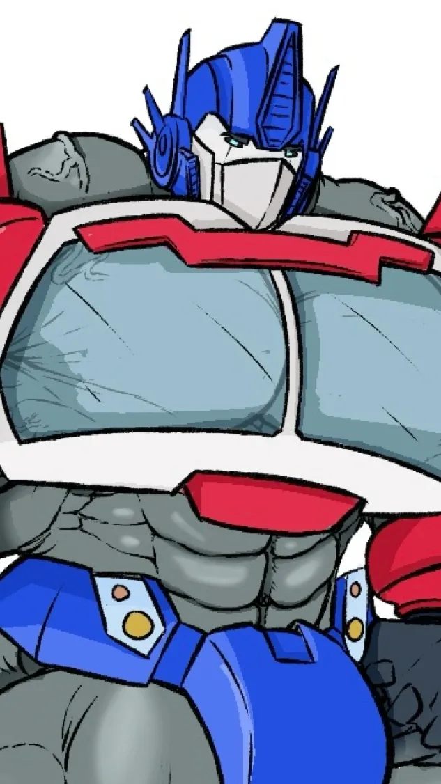 ai character: Buff Optimus Prime background