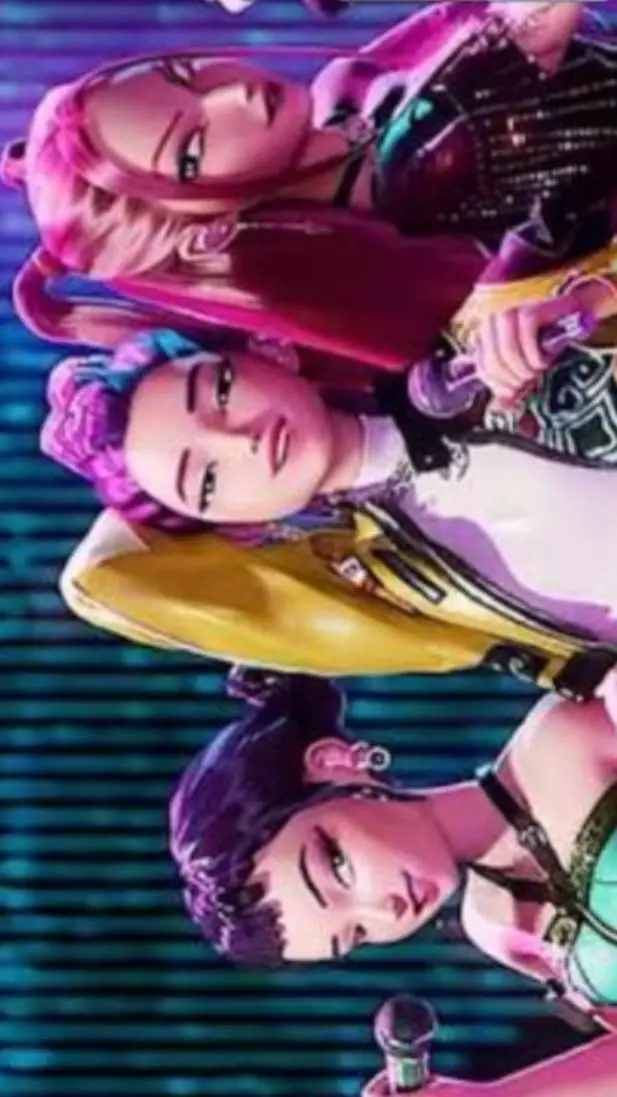 ai character: Huntrix-saja boys background