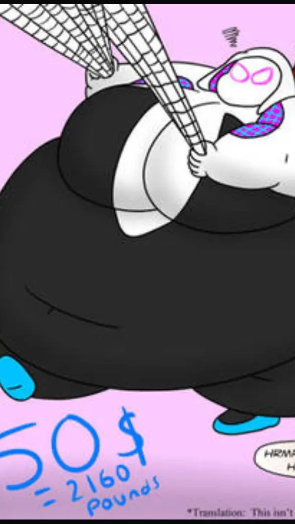 ai character: fat spider gwen background